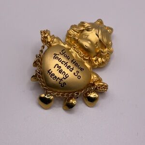 Precious Girl You Have Touched So Many Hearts Pin Brooch